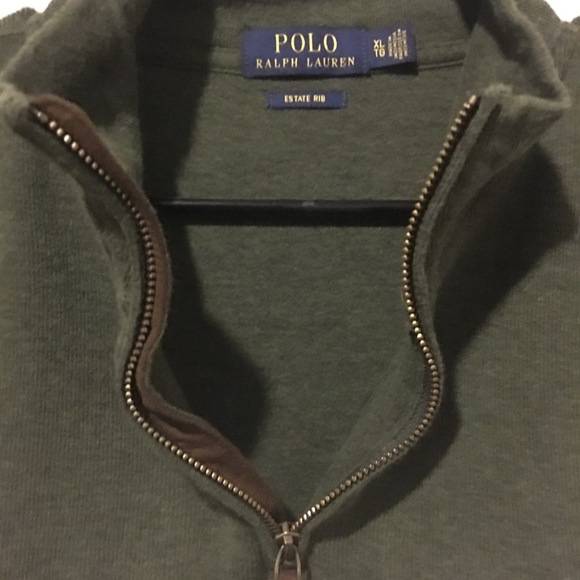 Dark green XL Polo very crisp multi color horse - Picture 3 of 3